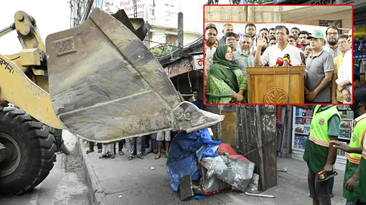 রাস্তা ও ফুটপাতে অবৈধ দোকান বসালেই মামলা, মালামাল ক্রোক
