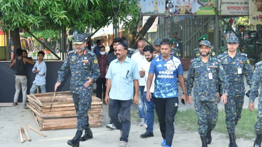 পূজামণ্ডপের নিরাপত্তা তদারকিতে আনসার ভিডিপি মহাপরিচালক