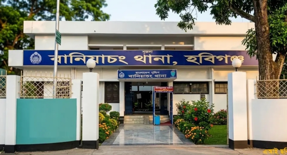হবিগঞ্জে গ্রেপ্তারের পর হ্যান্ডকাপসহ হত্যা মামলার আসামি উধাও