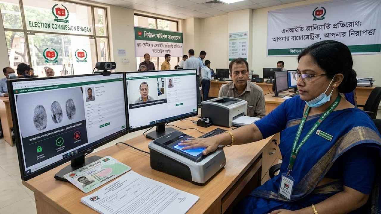 অন্যের বায়োমেট্রিকে ভোটার, জালিয়াতি ঠেকাতে নীতিমালা করছে ইসি