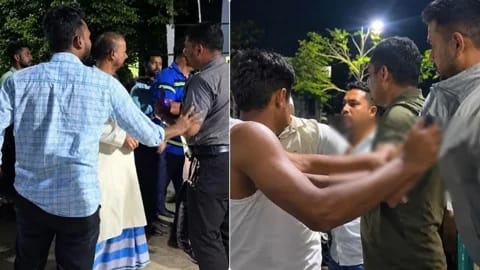 বিরোধ মেটাতে থানায় এসে দুই পক্ষের সংঘর্ষ