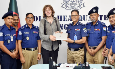 চুরি হওয়া ল্যাপটপ ফিরে পেলেন জার্মান পর্যটক
