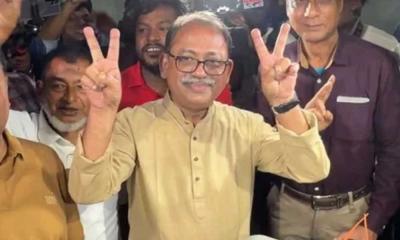 বিএনপির প্রার্থী মির্জা ফয়সল আমীন বেসরকারিভাবে নির্বাচিত