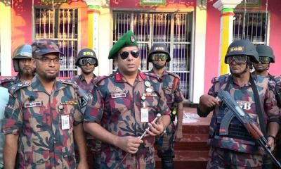 হবিগঞ্জে পূজামণ্ডপের নিরাপত্তায় ১২ প্লাটুন বিজিবি  মোতায়েন