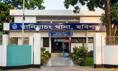 হবিগঞ্জে গ্রেপ্তারের পর হ্যান্ডকাপসহ হত্যা মামলার আসামি উধাও