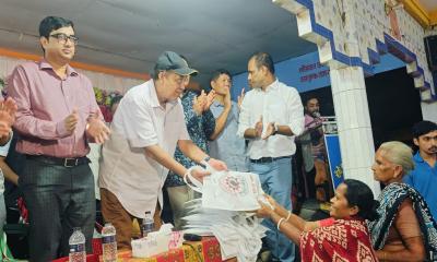 খাগড়াছড়িতে দেড় শতাধিক অসহায় মানুষের মাঝে বস্ত্রদান