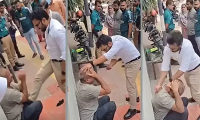 মারধরের ভিডিও ভাইরালের পর যুবক আটক