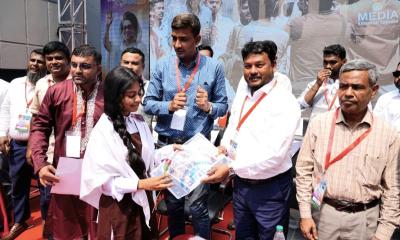 রাজশাহী সিটি কলেজে ছাত্রদলের উদ্যোগে নবীনবরণ