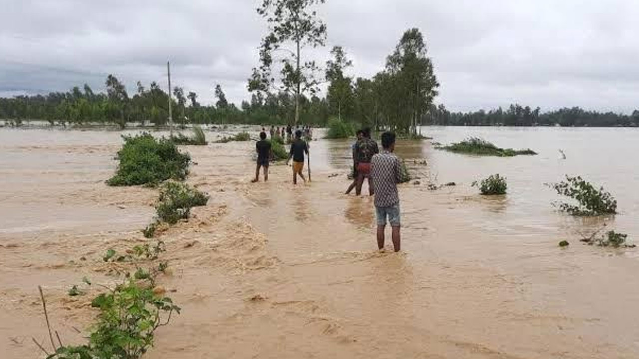 শেরপুরে আকস্মিক বন্যার আশঙ্কা, প্রশাসনের সতর্কতা ও প্রস্তুতি