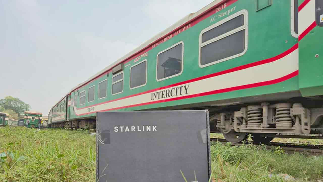 সব আন্তঃনগর ট্রেনে বসছে স্টারলিংক ইন্টারনেট