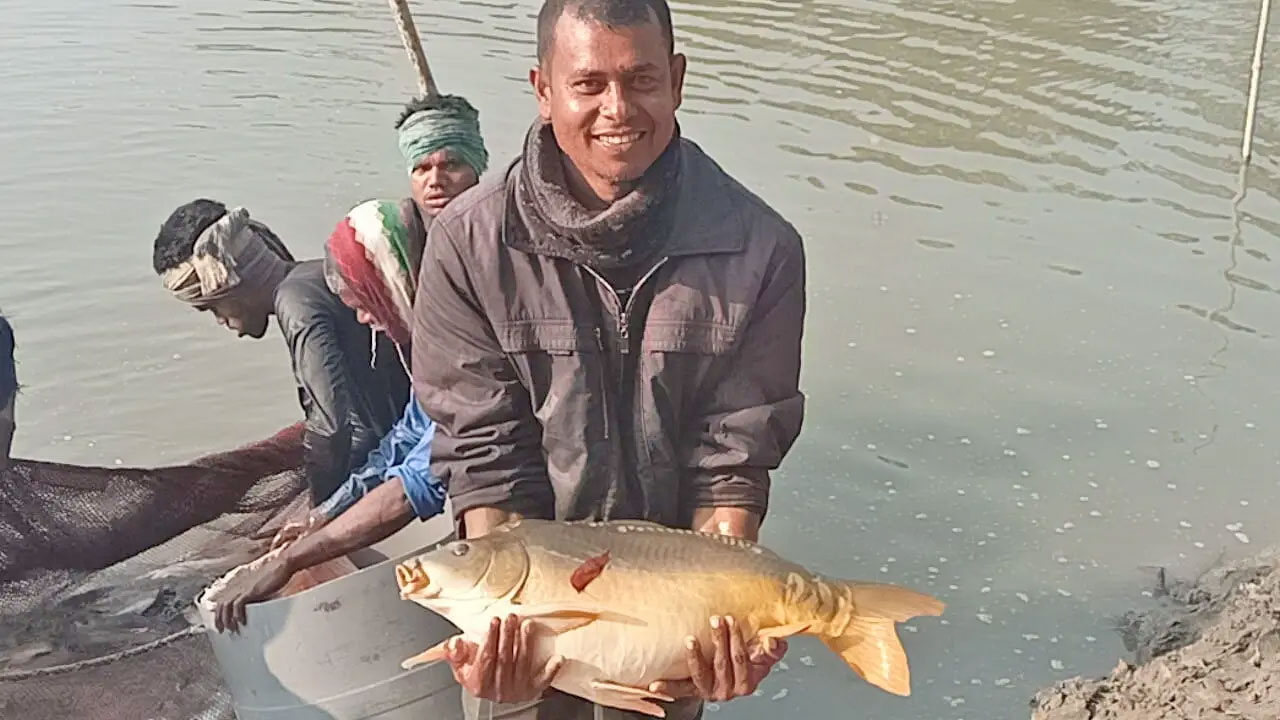 ৮০ লাখ টাকার মাছ বিক্রির আশায় ইন্দ্রজিৎ